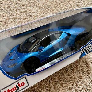 Lamborghini Centenario Blue 1:18 Special Edition Diecast Model Car by Maisto New